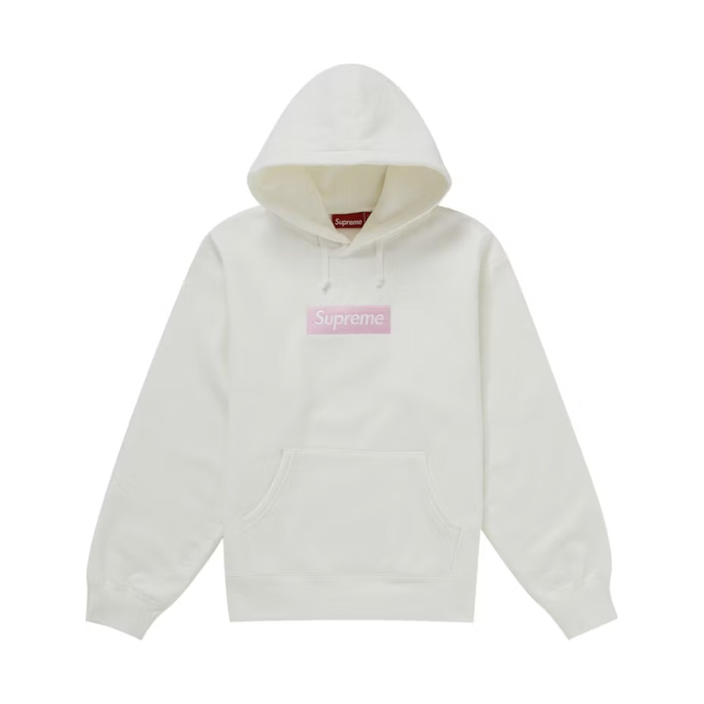 Supreme Box Logo Hooded Sweatshirt (FW25) White