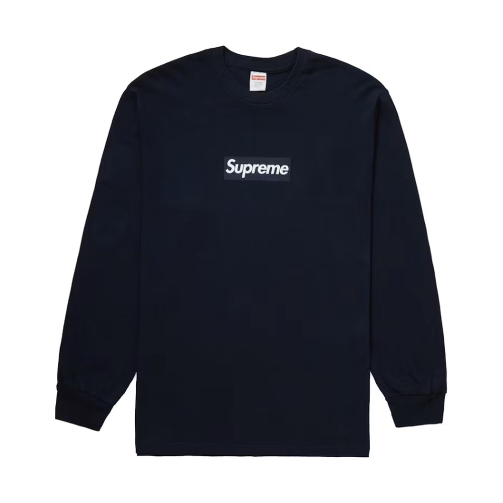 Supreme Box Logo L/S Tee Navy