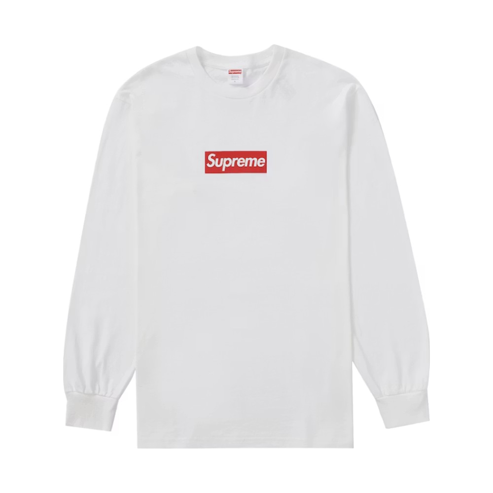 Supreme Box Logo L/S Tee White