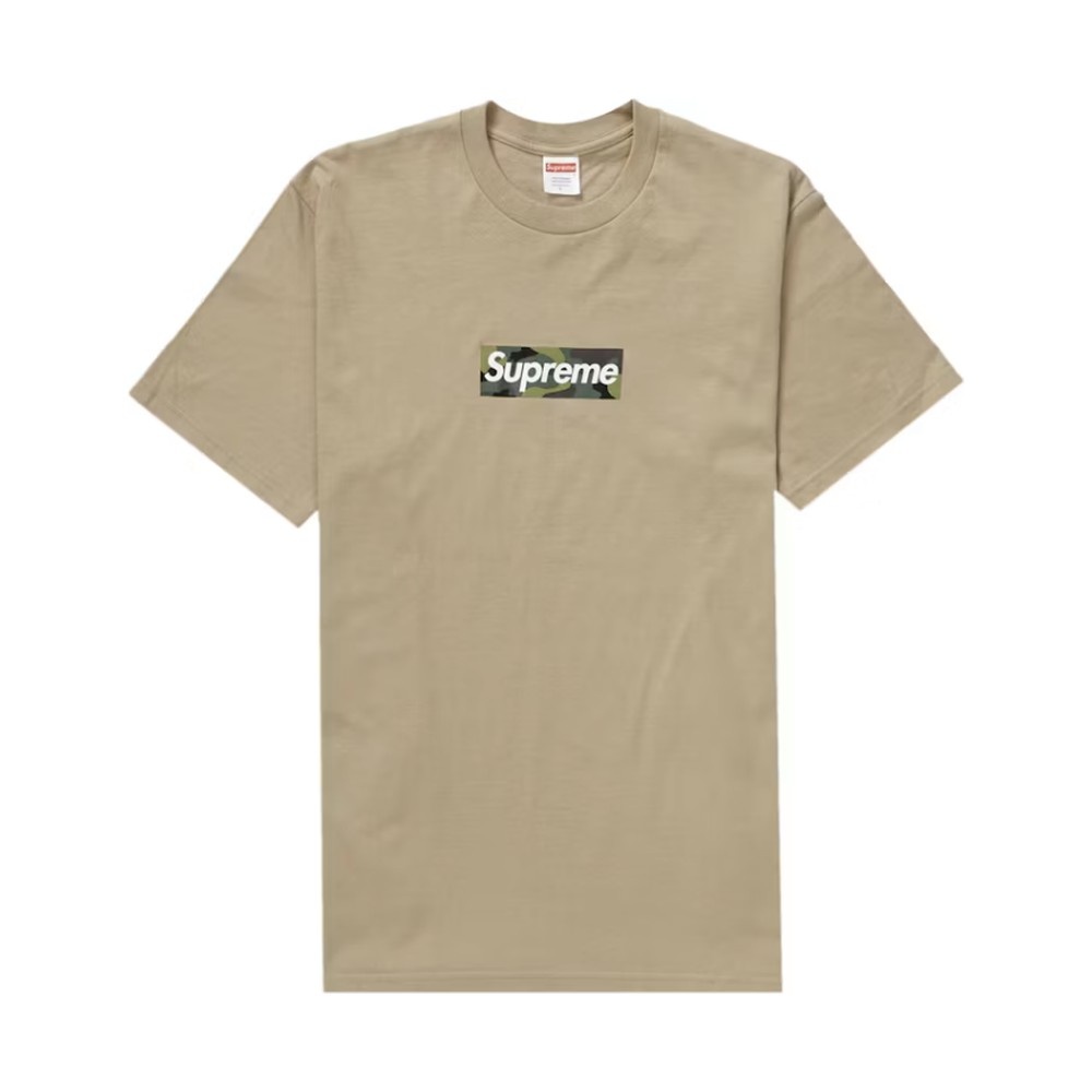 Supreme Box Logo Tee (FW23) Khaki