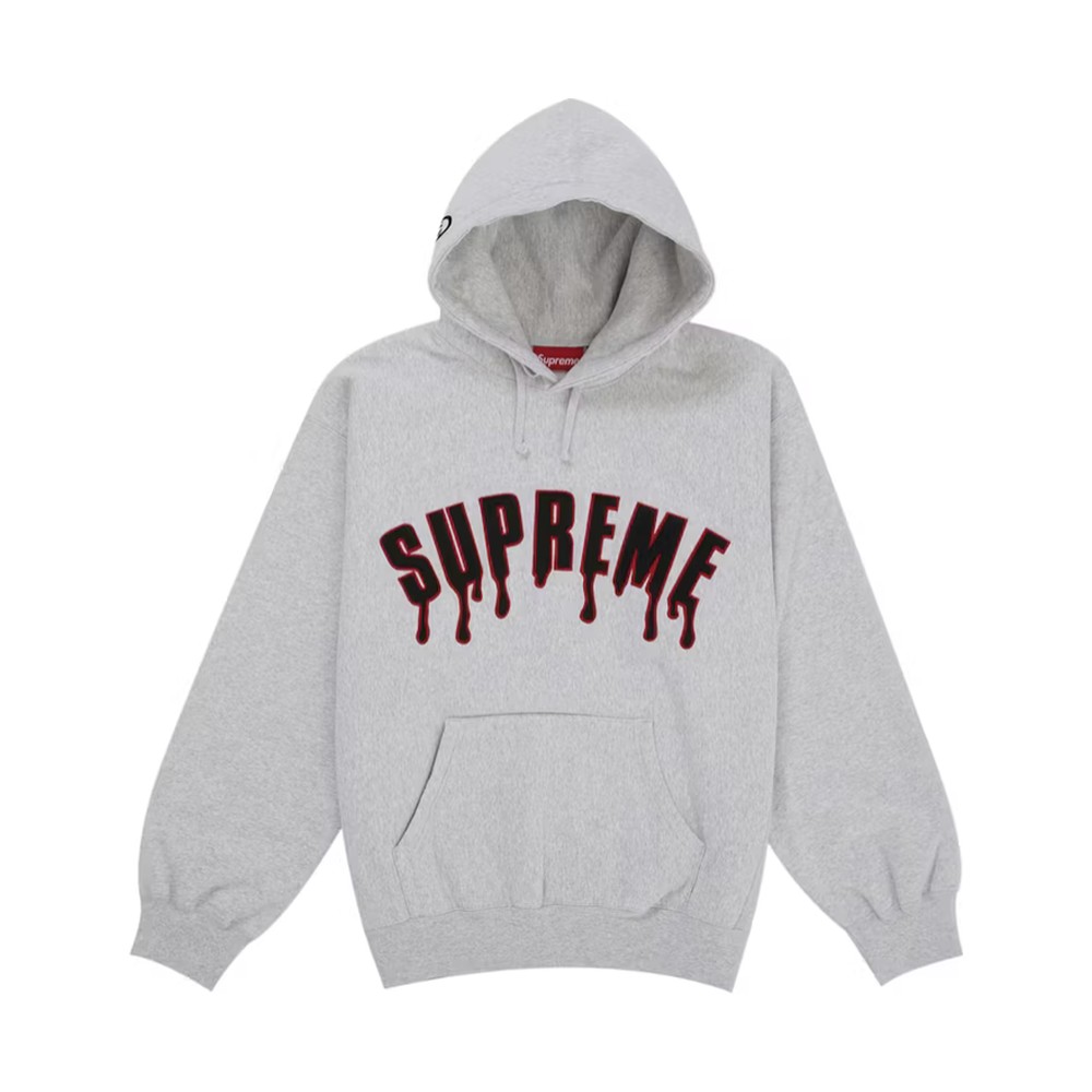 Supreme Ghostface Arc Hooded Sweatshirt Ash Grey