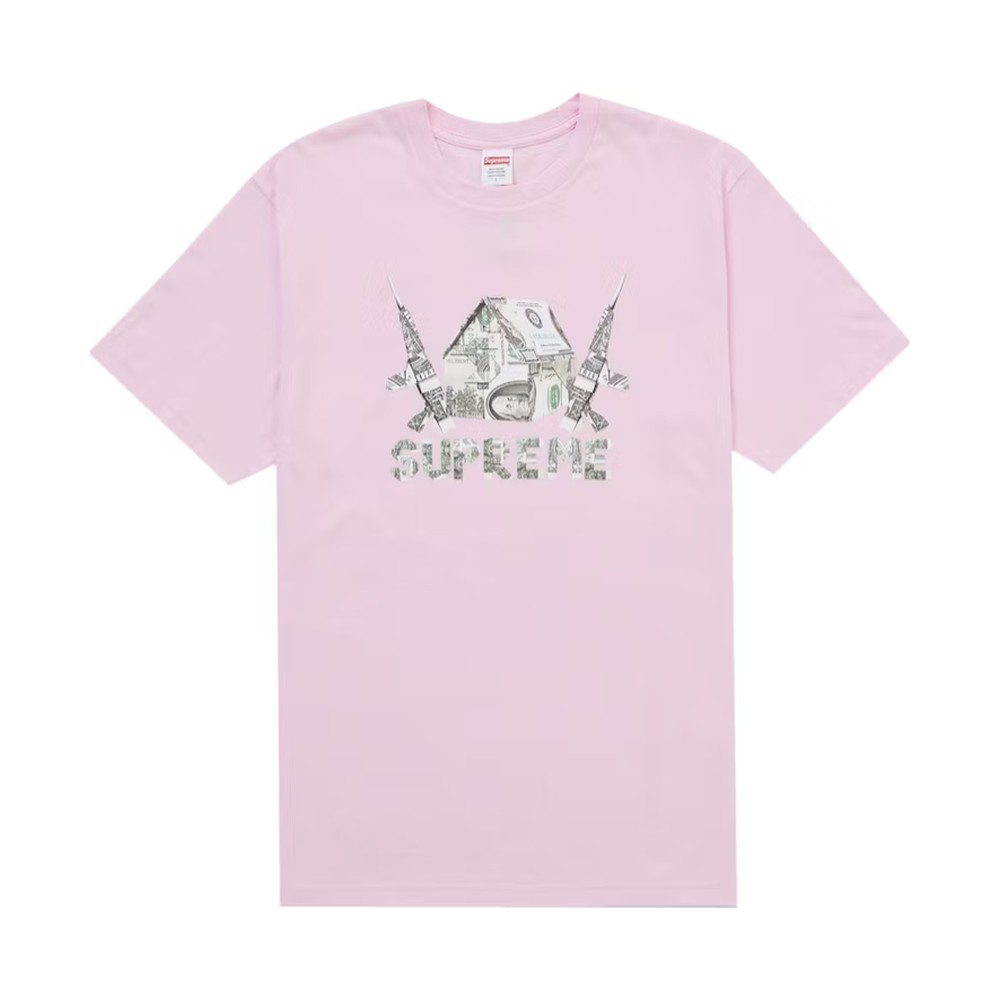 Supreme Origami Tee Light Pink