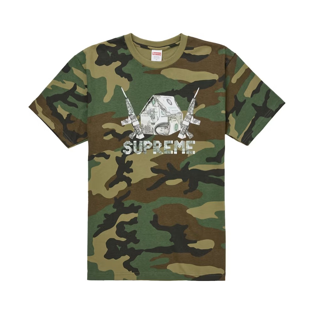 Supreme Origami Tee Woodland Camo