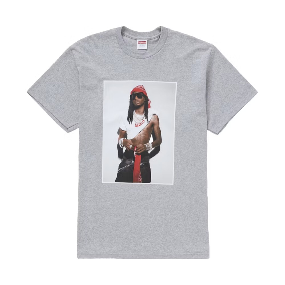 Supreme Playboi Carti Tee Heather Grey