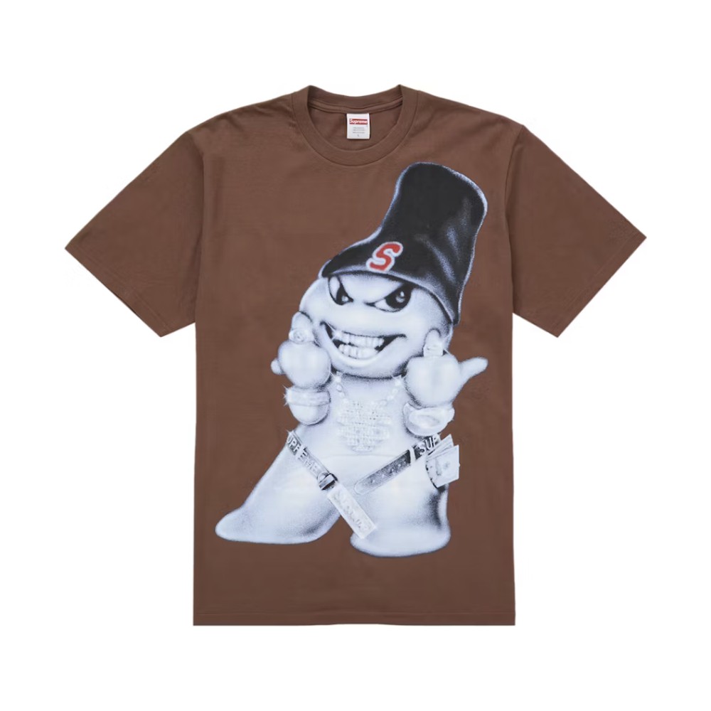 Supreme Snowman Tee Brown