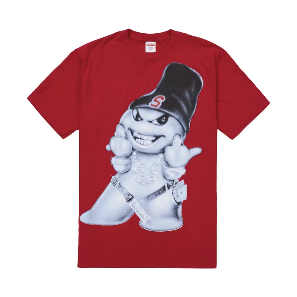 Supreme Snowman Tee Red