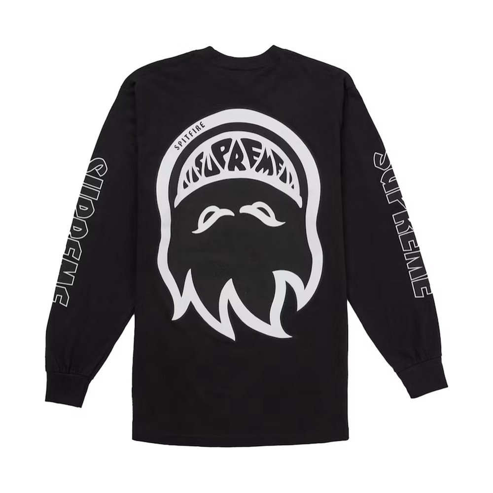 Supreme Spitfire Bighead L/S Tee Black