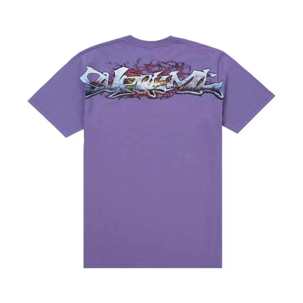 Supreme Tag Tee Purple