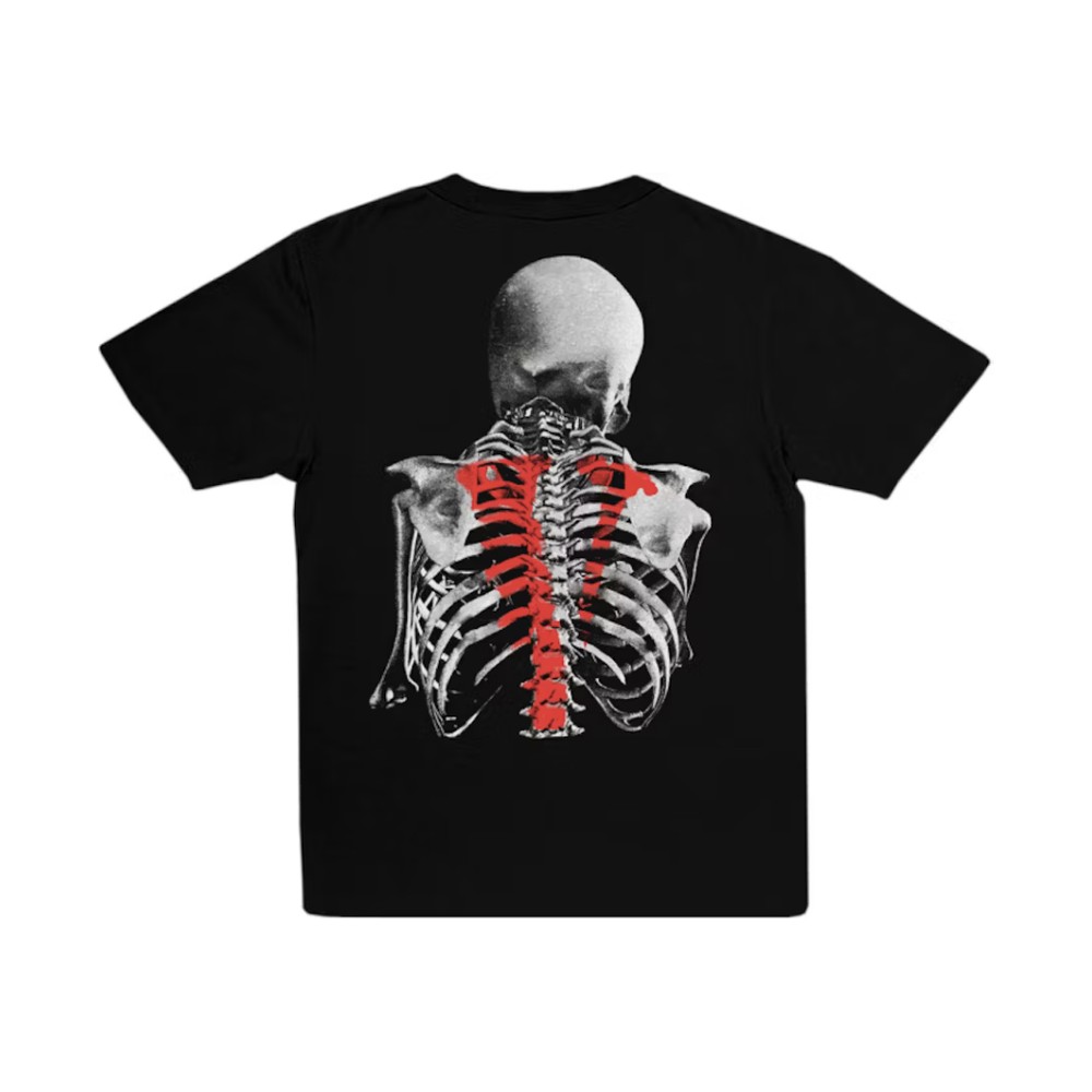 Vlone x Never Broke Again Bones T-shirt Black